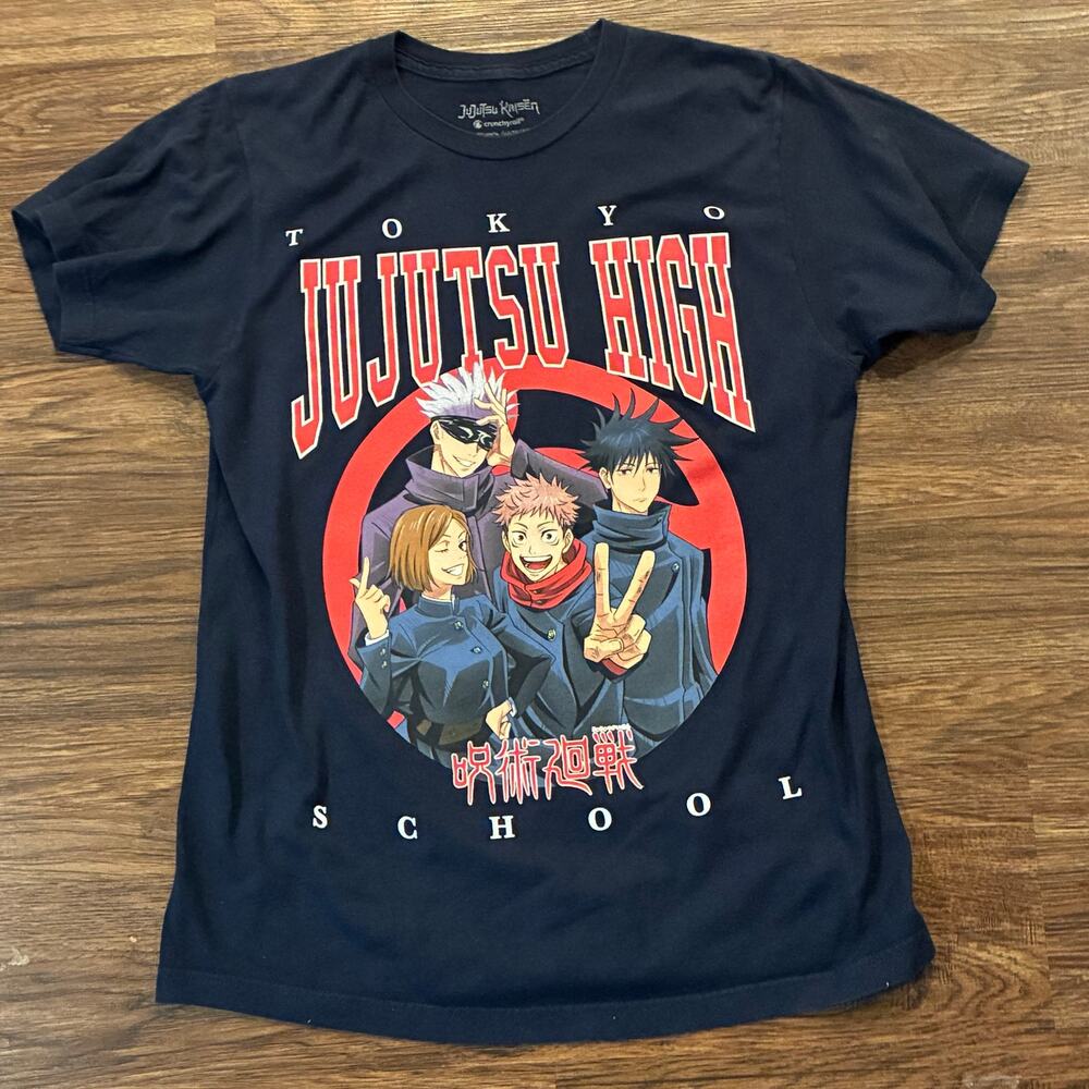 Jujutsu Kaisen‎ Tokyo Jujutsu High Anime T-Shirt Black Size M Crunchyroll